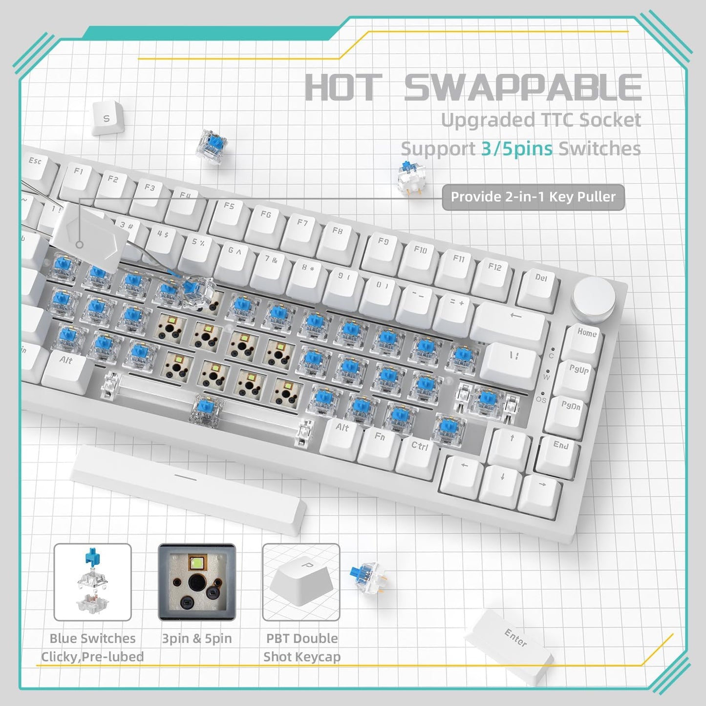 Teclado Gaming Ajazz AK820