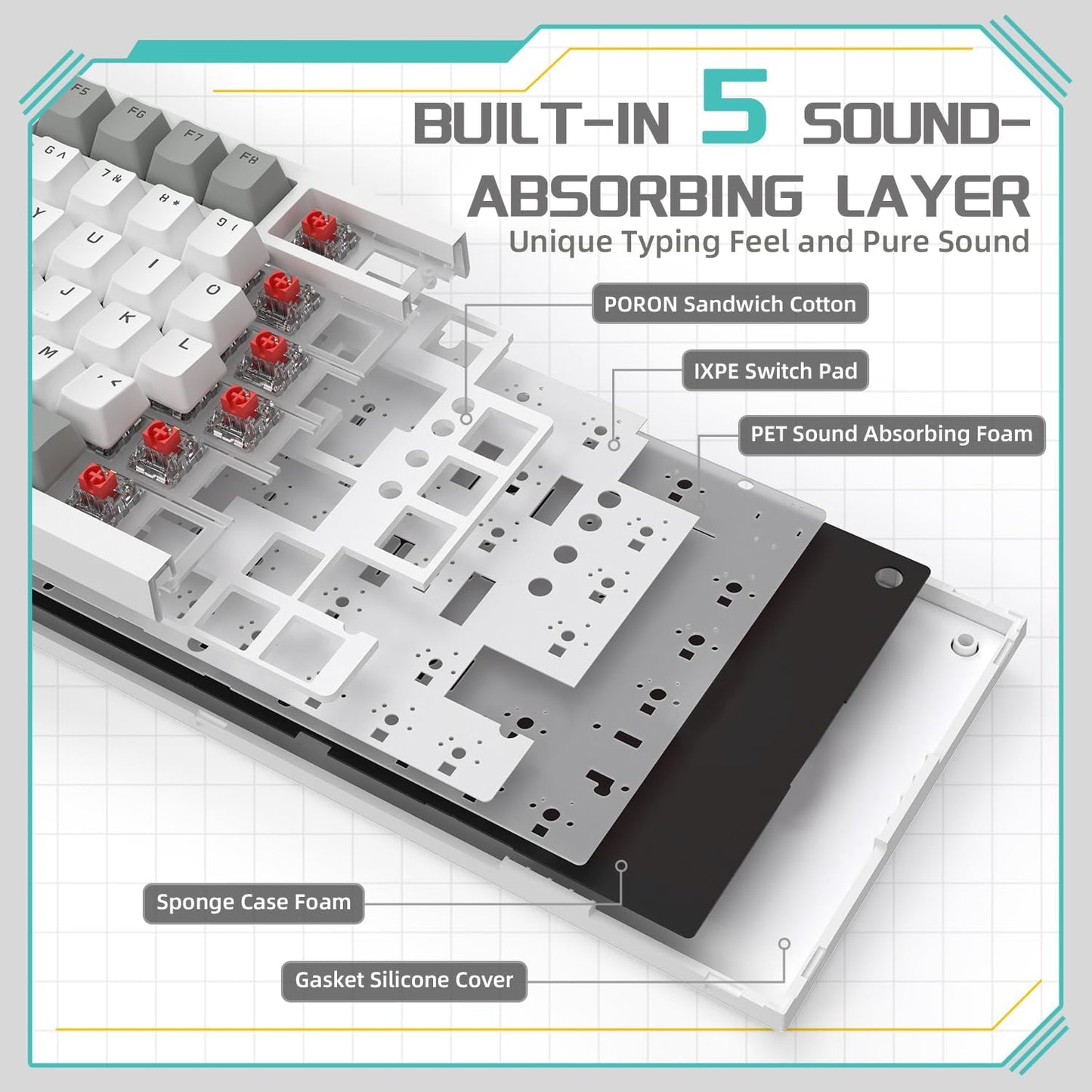 Teclado Gaming Ajazz AK820