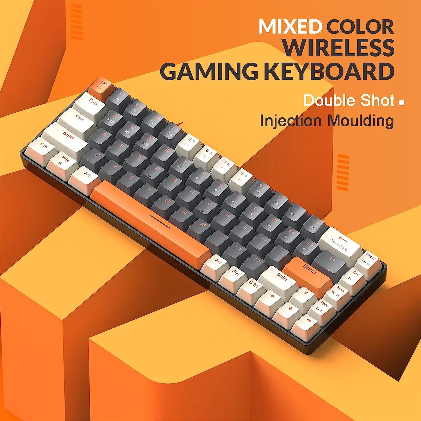Teclado Gaming Inalámbrico RK68