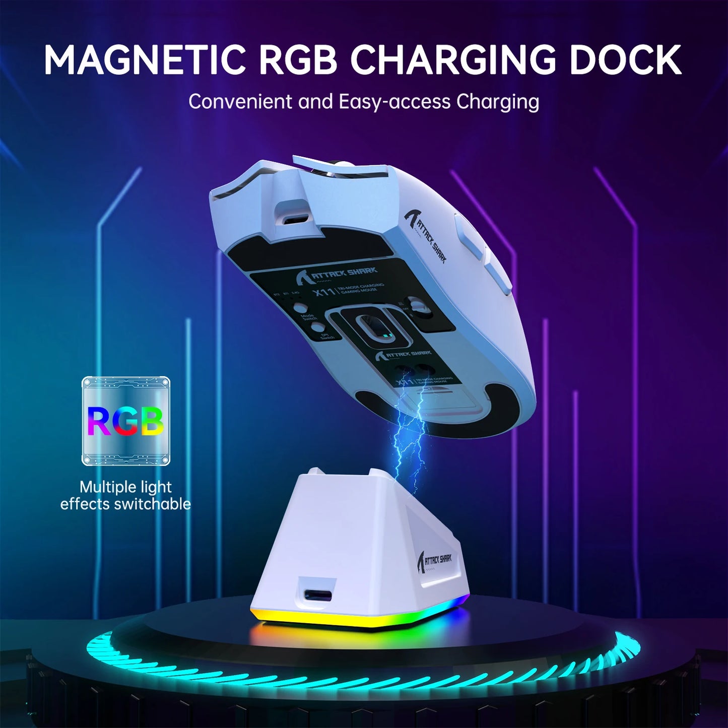 Ratón Gaming Attack Shark X11